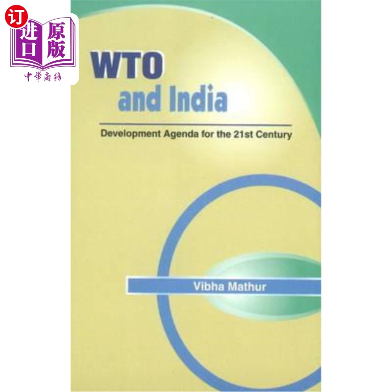 海外直订Wto and India: Development Agenda for the 21st Century Wto与印度:21世纪发展议程