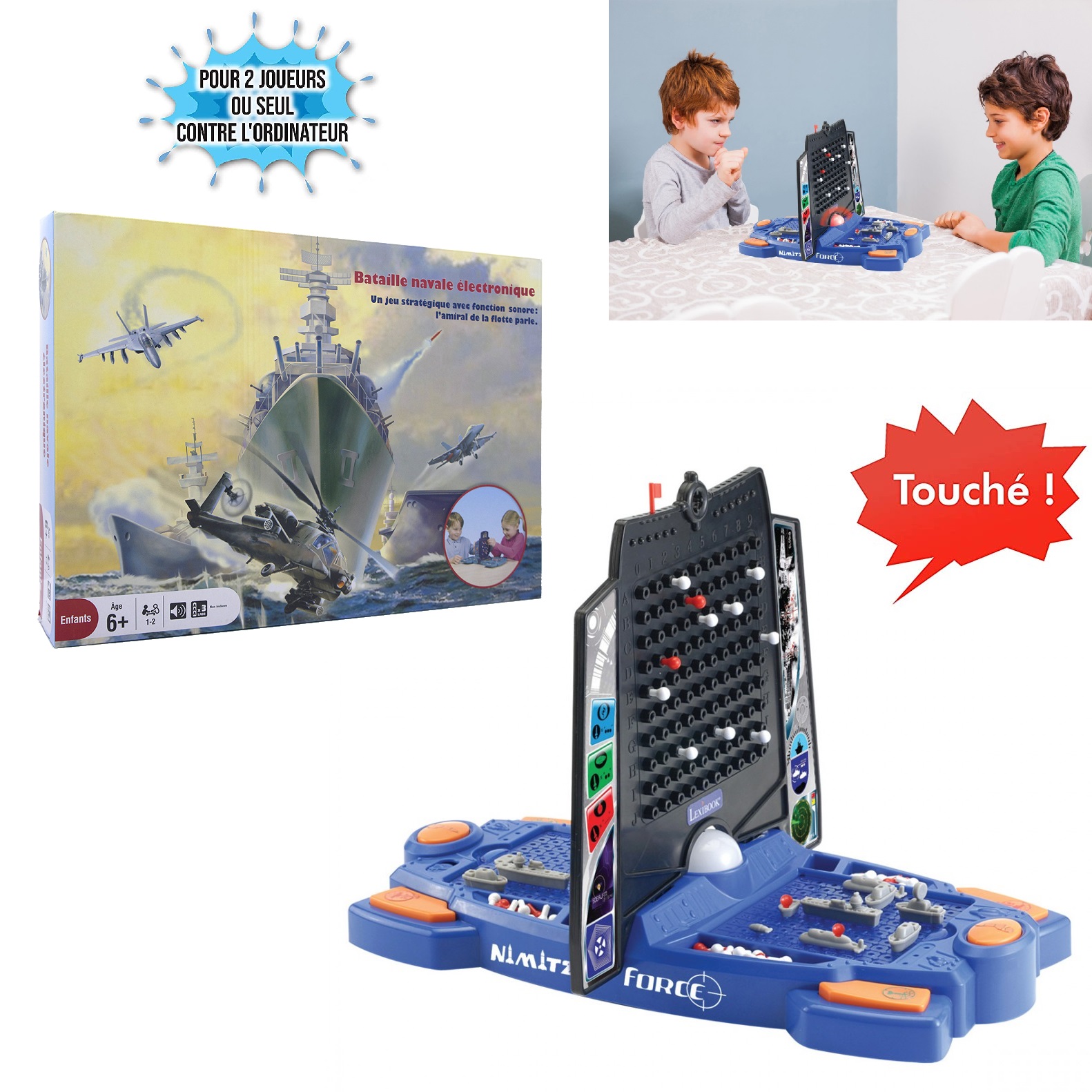 Bataille欧美进口海战棋模拟超级战舰船对战策略儿童益智拼插玩具