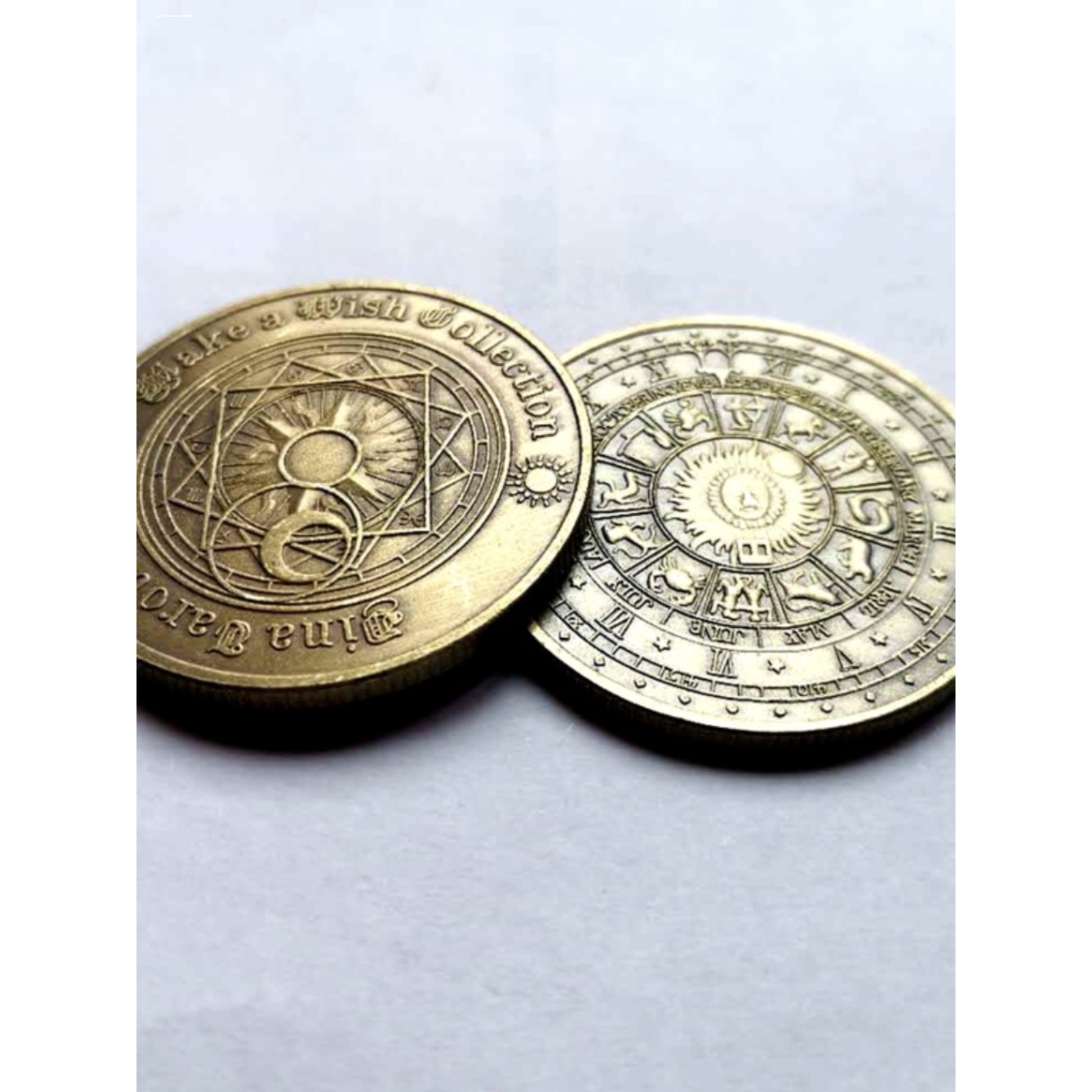 欧美生肖幸运硬币古铜色彩色纪念币爱好者小礼物热卖新款