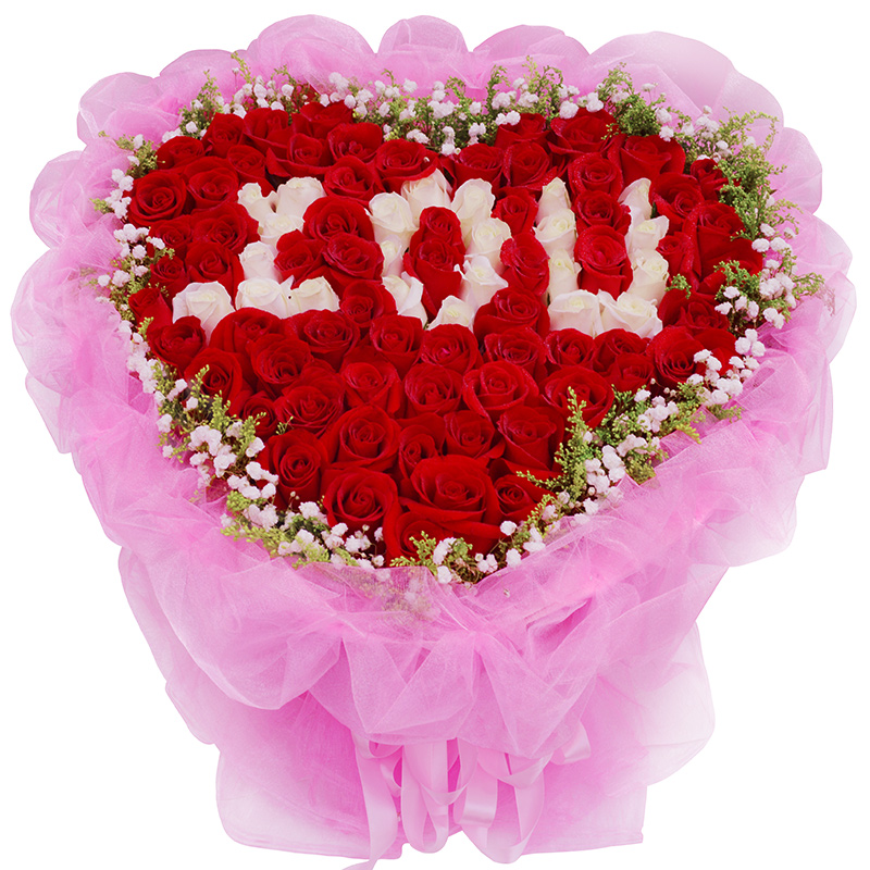 锦州鲜花速递同城生日红玫瑰花束礼盒古塔太和凌河北镇义县送花店
