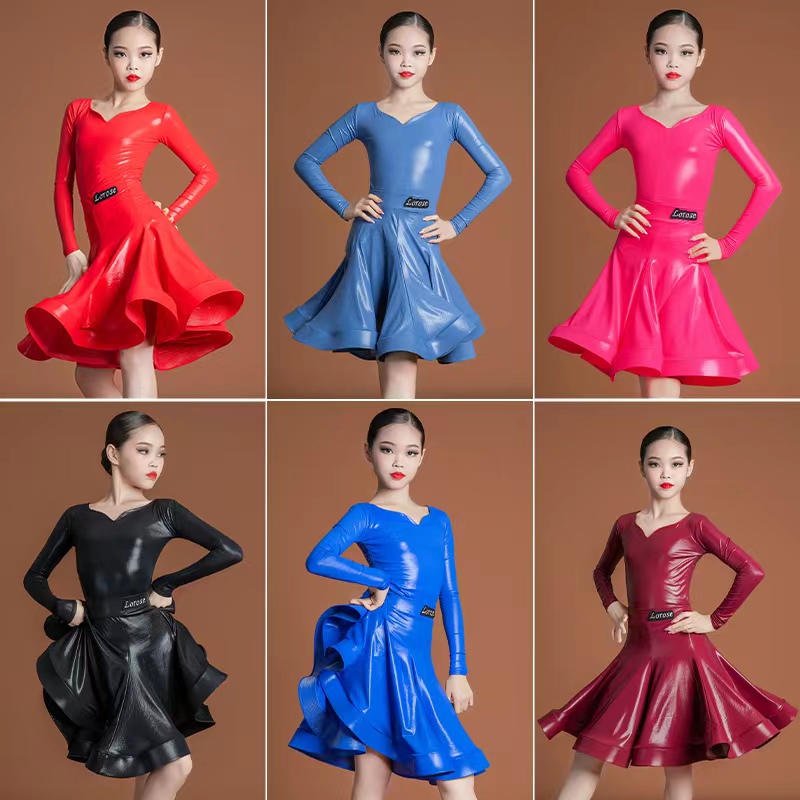 罗然专业拉丁舞规定演出比赛服高光女儿童高端赛事训练功舞蹈服装