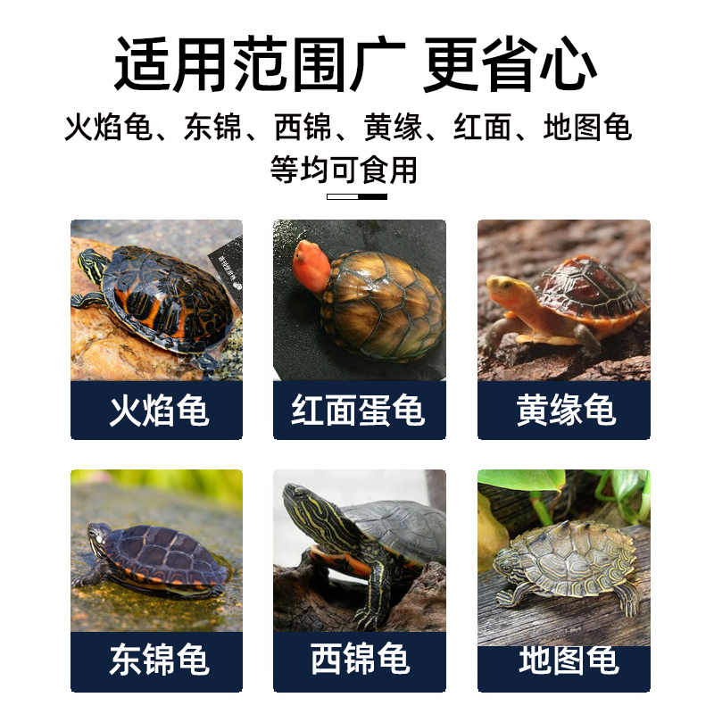 火焰龟饲料增色黄缘龟红面蛋龟东锦西锦龟地图专用乌龟发色龟粮