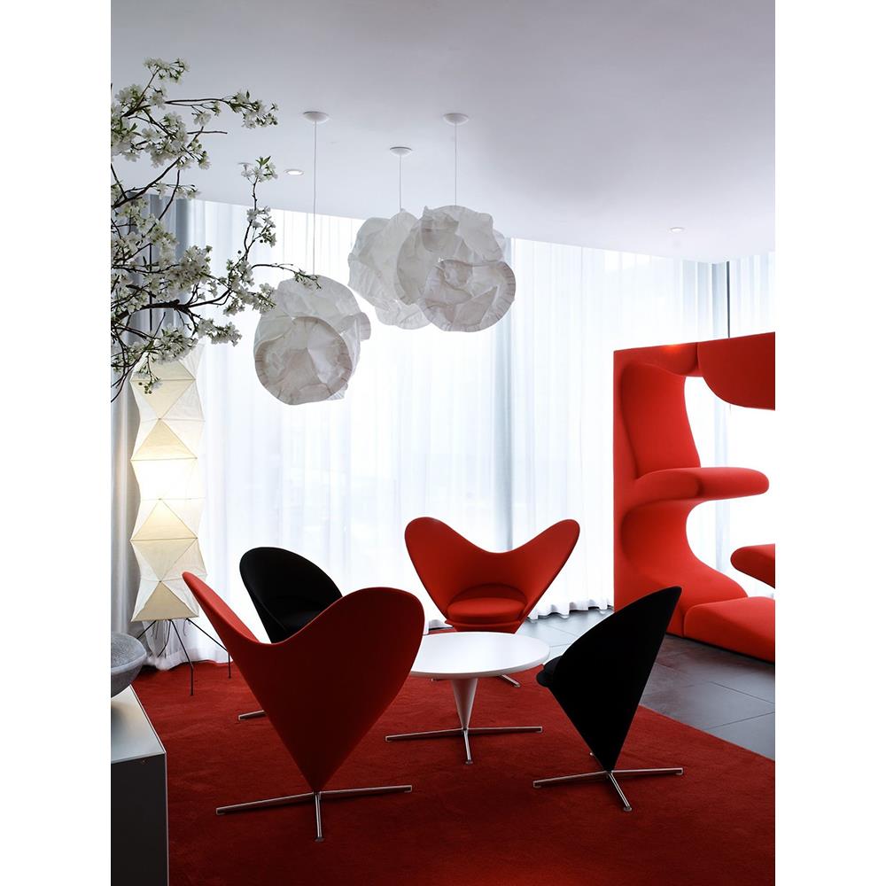 设计师客厅旋转单人休闲椅网红艺术Cone chair爱心椅甜筒圆锥椅