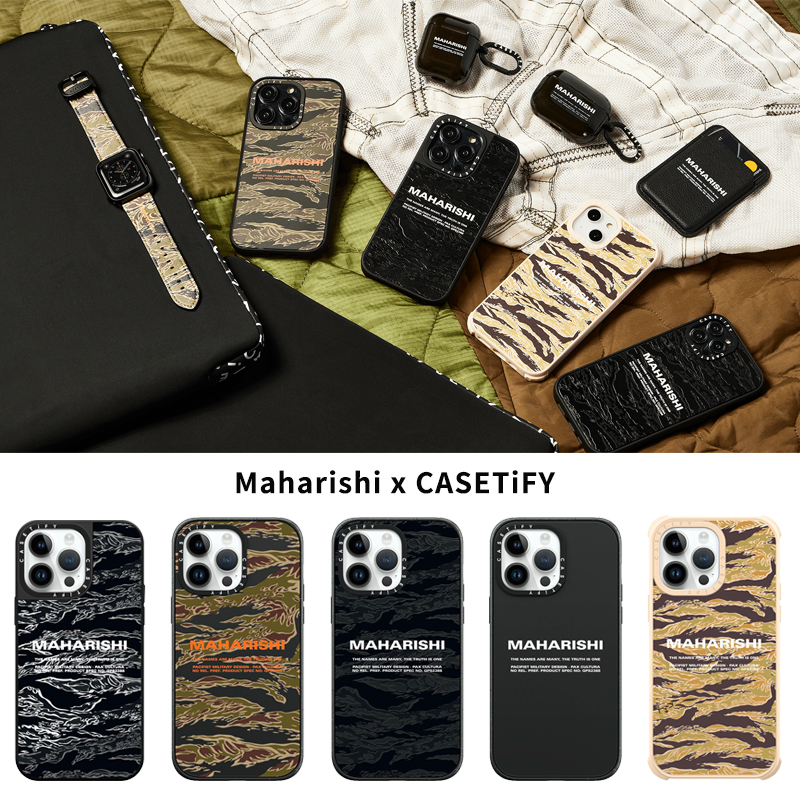Maharishi联名CASETiFY适用苹果iPhone14pro max手机壳套13军事风