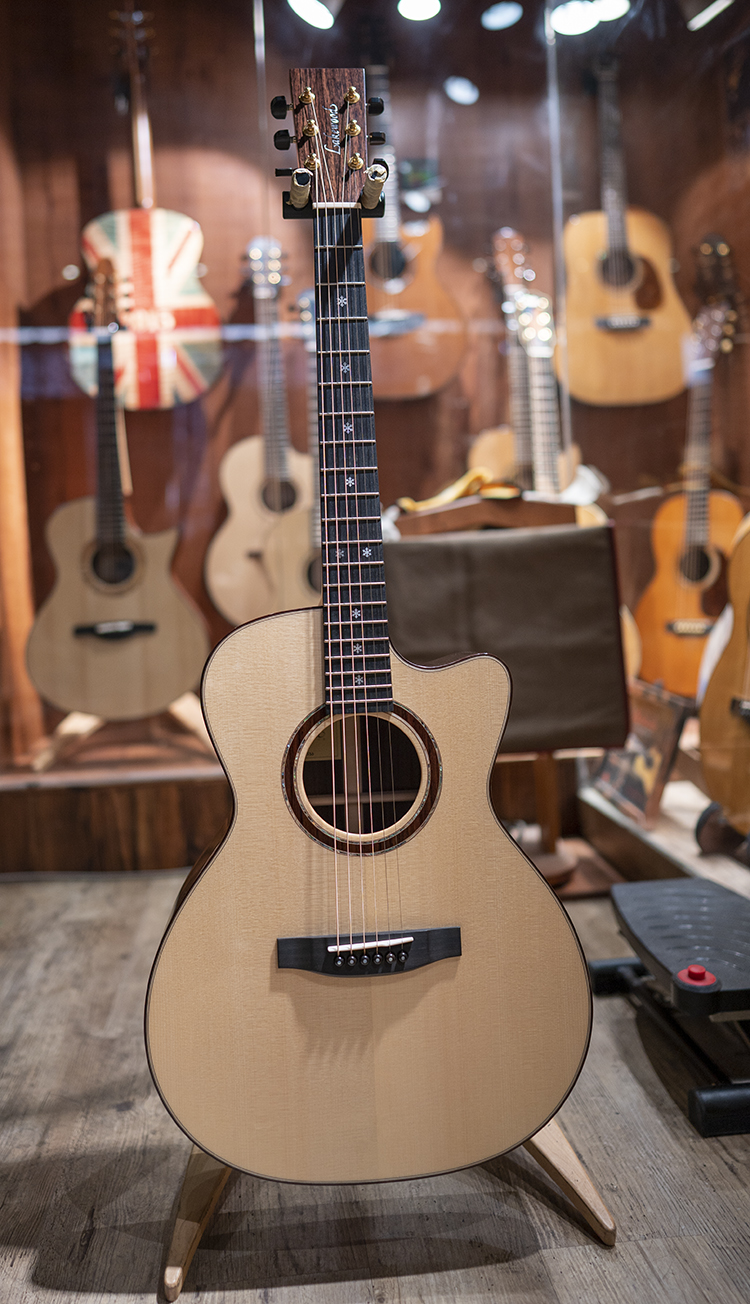 大连原木堂 德国手工琴Lakewood M32C 全单木吉他 现货发售！
