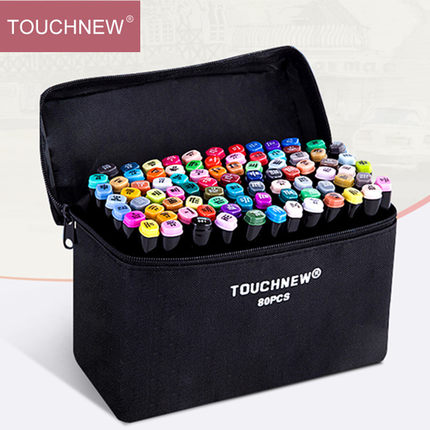 Touch new 6代马克笔套装学生动漫手绘设计30色40色60色80油性笔