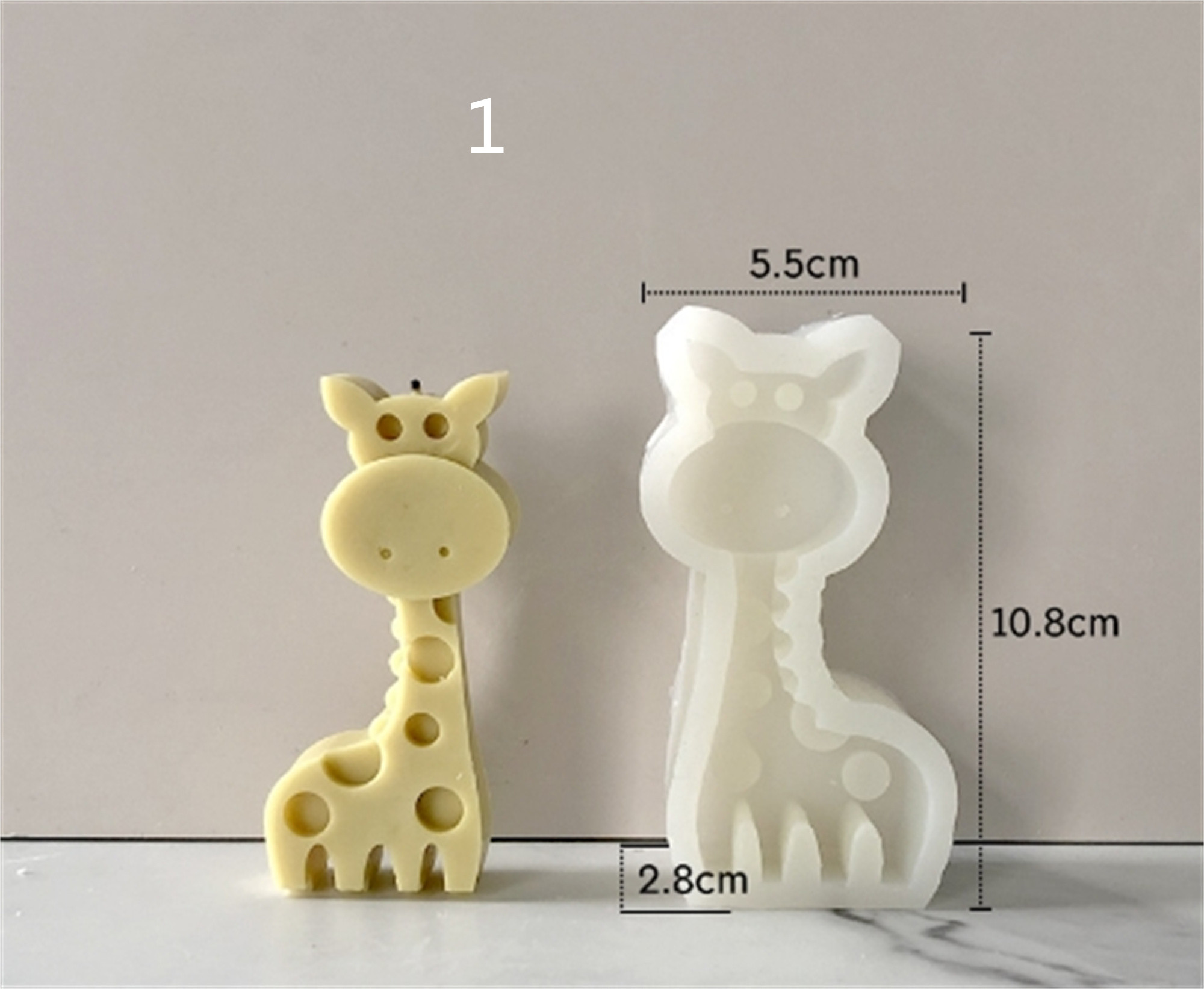 多款动物蜡烛模大象长颈鹿模恐龙模硅胶香皂模石膏彩绘模蜡瓶糖模