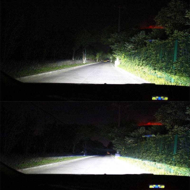 【上海改灯店】LED双光透镜大灯改装远近光汽车改装激光免费安装