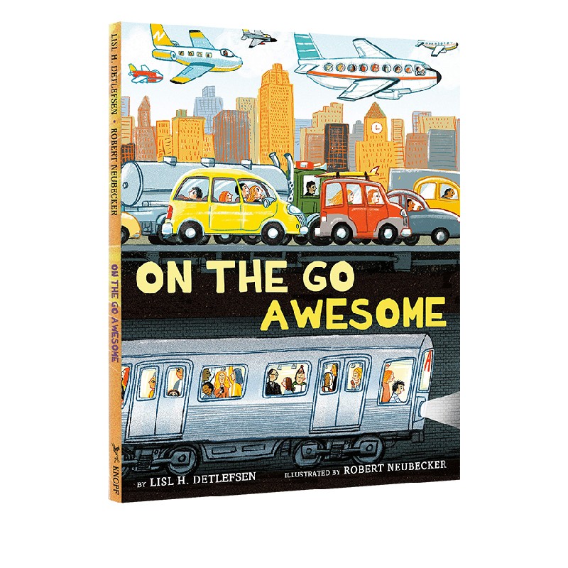 预售 英文原版 On the Go Awesome 在路上真棒 儿童成长启蒙学习 亲子共读 育儿故事绘本