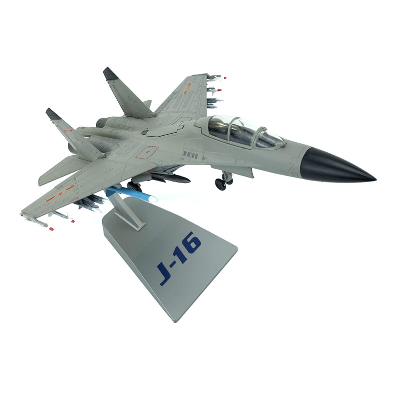高档1:72歼16飞机模型仿真j16战斗机航模合金静态军事J16模型摆件