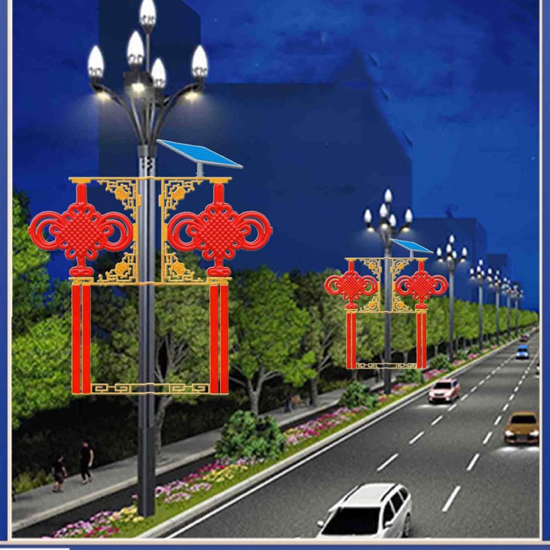 户外led中国结路灯节日装饰灯1.2米1.6米2米带中国梦字.中国节厂