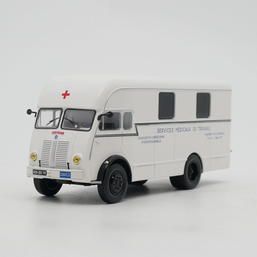 ixo 1:43 Berliet GLA法国贝埃利医疗服务面包车模型收藏玩具车