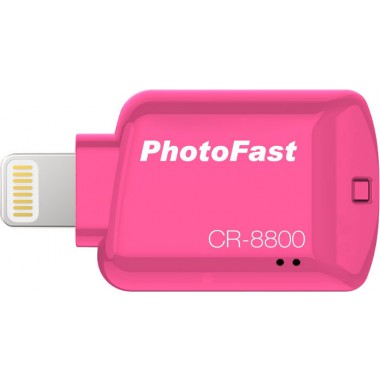 PhotoFast 蘋果專用 micro SD 讀卡機 CR-8800 粉紅