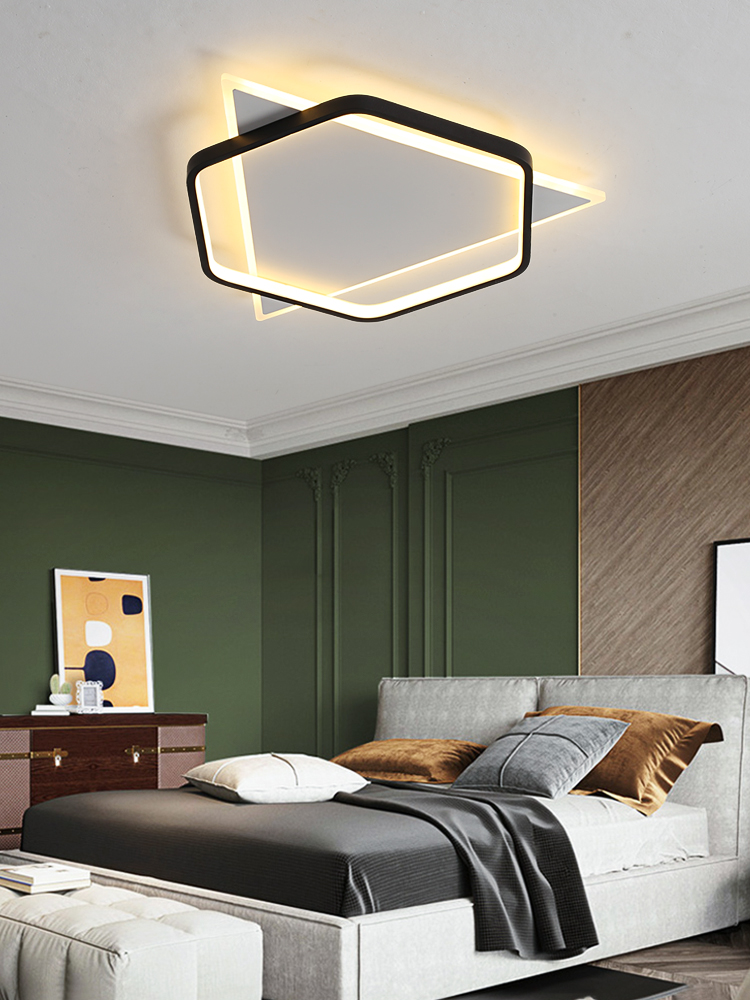 卧室吸顶灯现代简约北欧创意ins房间led圆形餐厅书房儿童睡房灯具