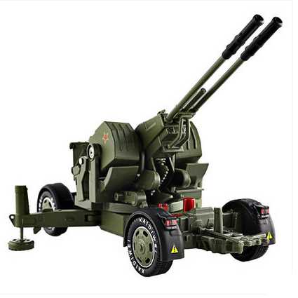 新款新品凯迪威高射炮1:35合金模型迫击炮坦克大炮军事防空导弹发