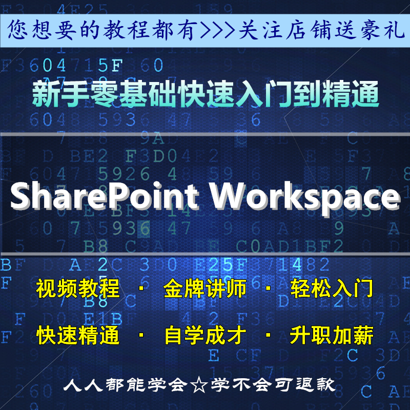 自学速成SharePoint Workspace教程高清视频全套大全合集新手快速