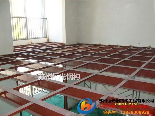 苏州钢结构楼梯平台钢结构 设备平台钢结构夹层阁楼