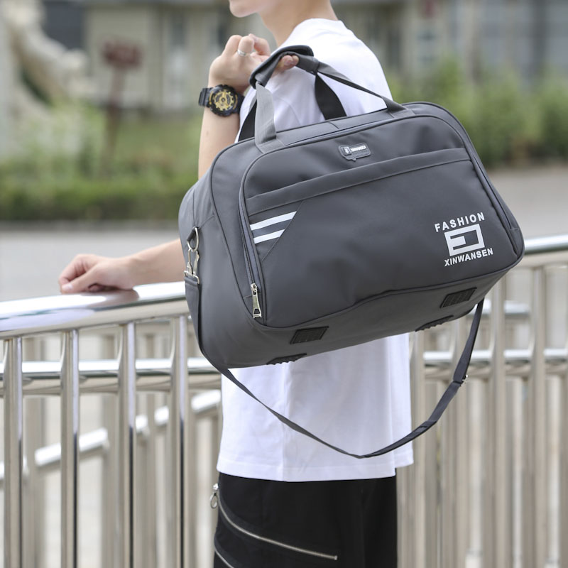 大容量旅行包男单肩旅行袋旅游包女韩版短途行李袋登机包大待产包