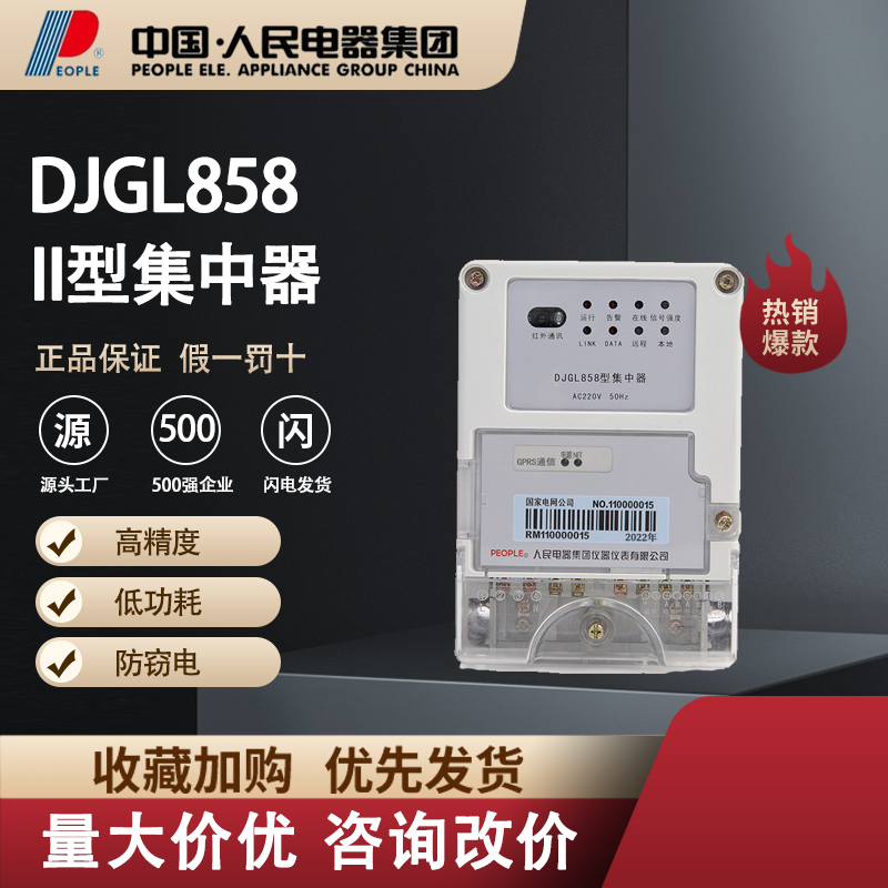 中国人民电器智能集中器DJGL858电表