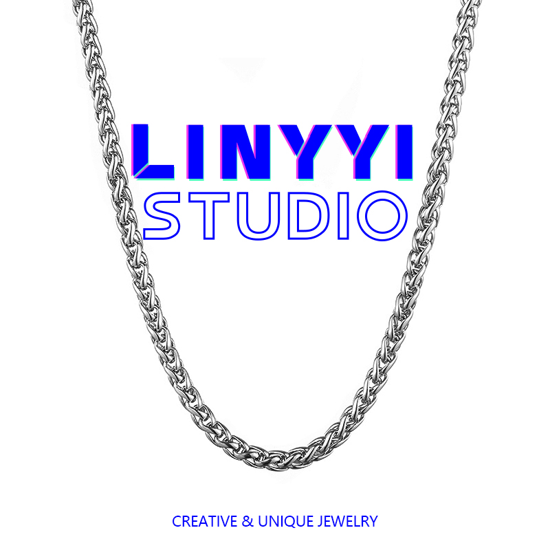 LINYYI钛钢情侣龙骨项链男女嘻哈街头新款锁骨链高级感小众配饰品