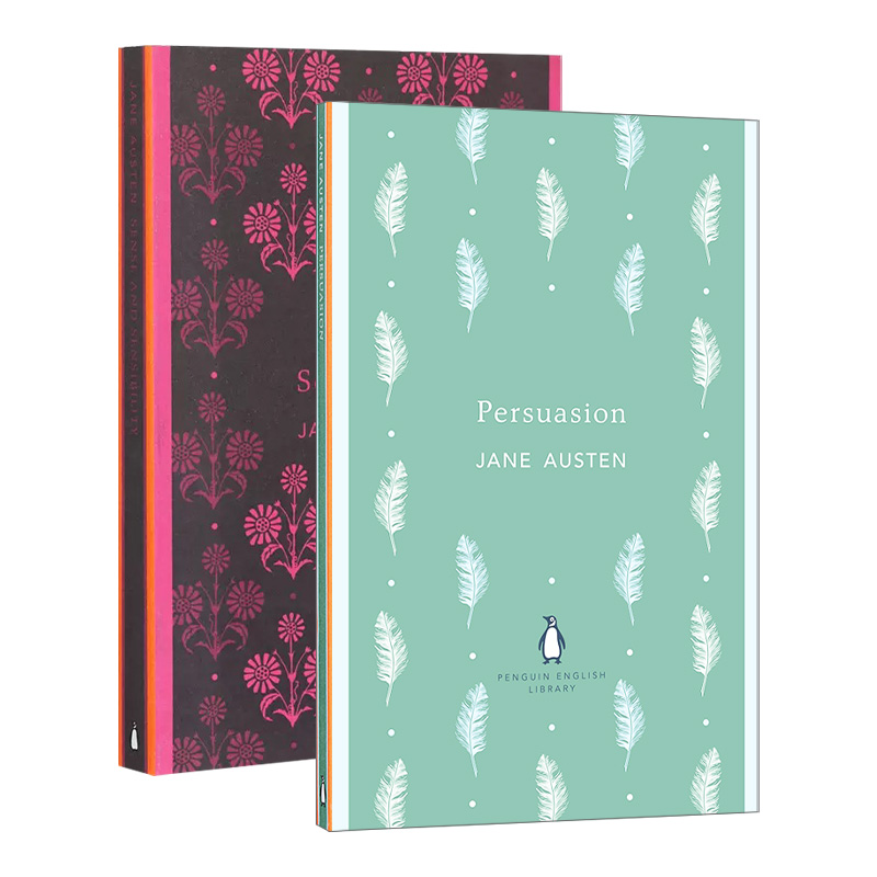 英文原版 Sense and Sensibility Persuasion 简奥斯汀情感系列2册 理智与情感 劝导 Penguin 企鹅英语图书馆 英文版进口英语书籍