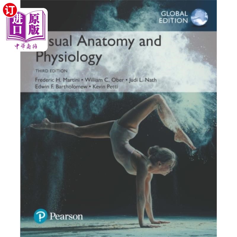 海外直订医药图书Visual Anatomy & Physiology, Global Edition + Ma... 视觉解剖学与生理学，全球版+掌握A&P与Pearson eTe