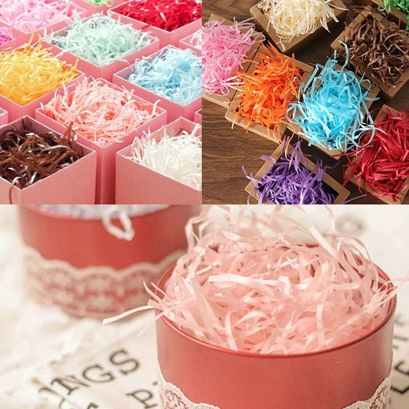 New Raffia Paper Raffia Easter Party Mother's Day Solid Colo