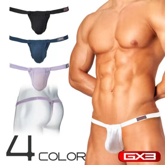 GX3 SHEER U凸囊袋日式性感超薄男士六尺丁字内裤一条装