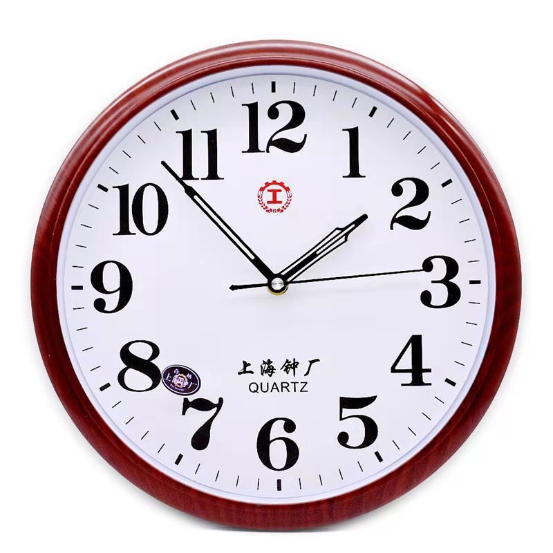 上海钟厂时钟表客厅卧室家用墙钟现代简约石英钟座钟台钟静音挂钟