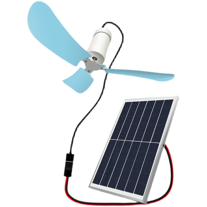 太阳能充电板无电免电usb小吊扇野外户外通风风扇小电扇迷你微风
