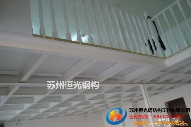 苏州钢结构 楼梯钢结构加二层房槽钢搭建阁楼