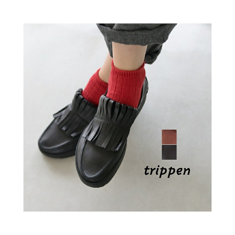 日本直邮Trippen TIGER-WAW / 老虎流苏乐福鞋/皮鞋 DD