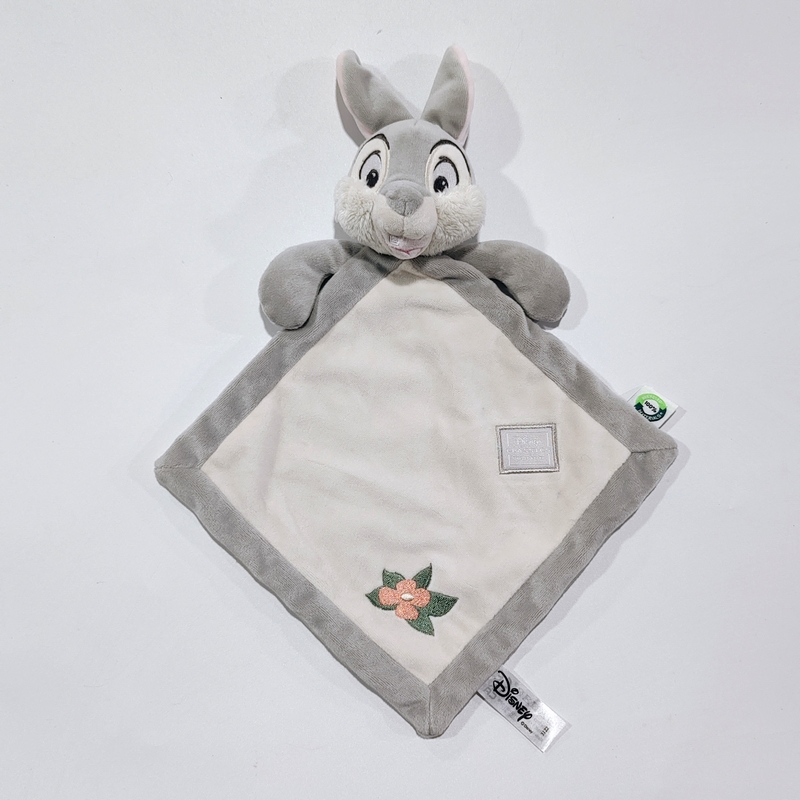 小鹿斑比小兔子桑普Thumper 公仔毛绒玩具的婴儿口水巾安抚巾礼物