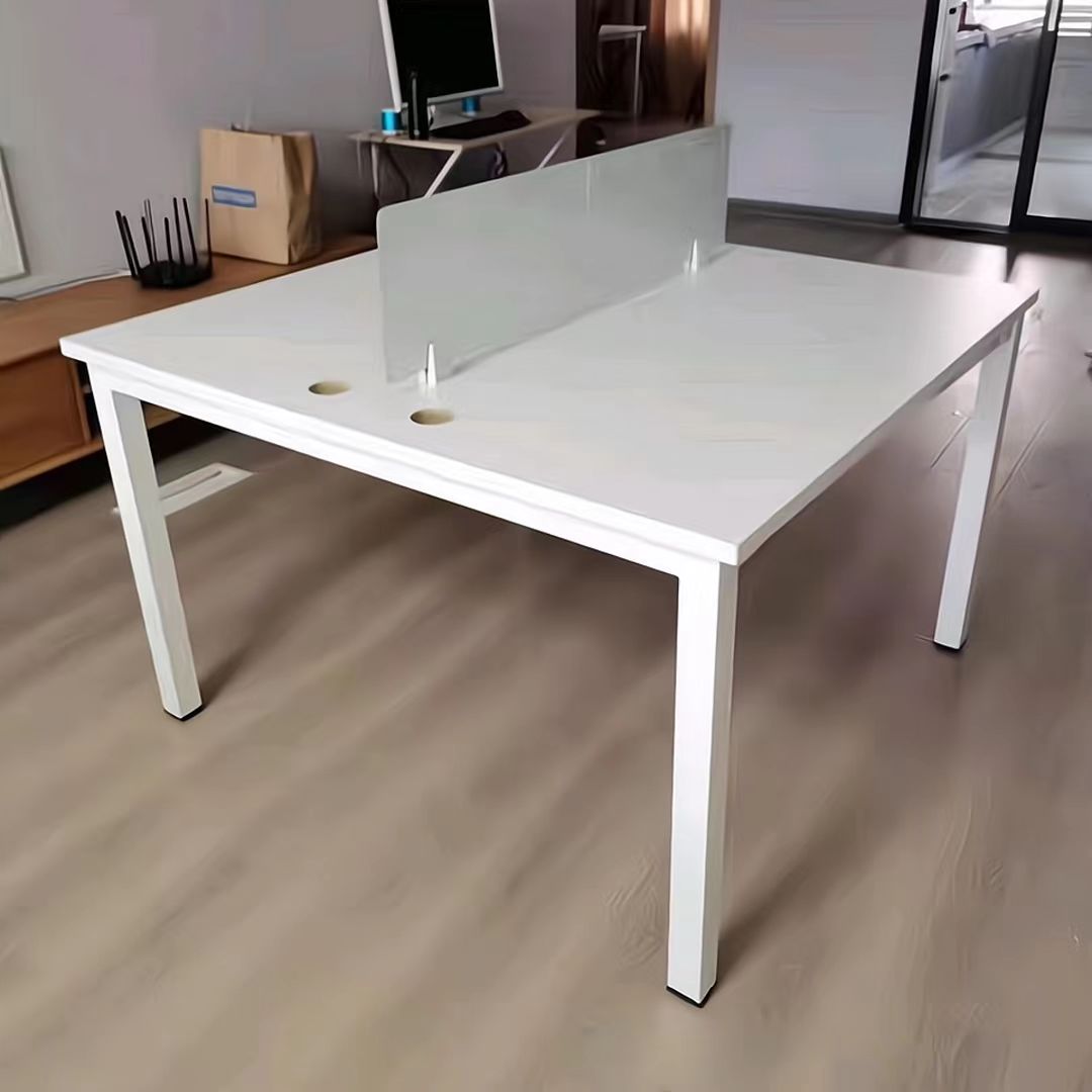 高档办公桌电脑桌实木书桌时尚简约桌单人位员工桌台式桌家用桌可