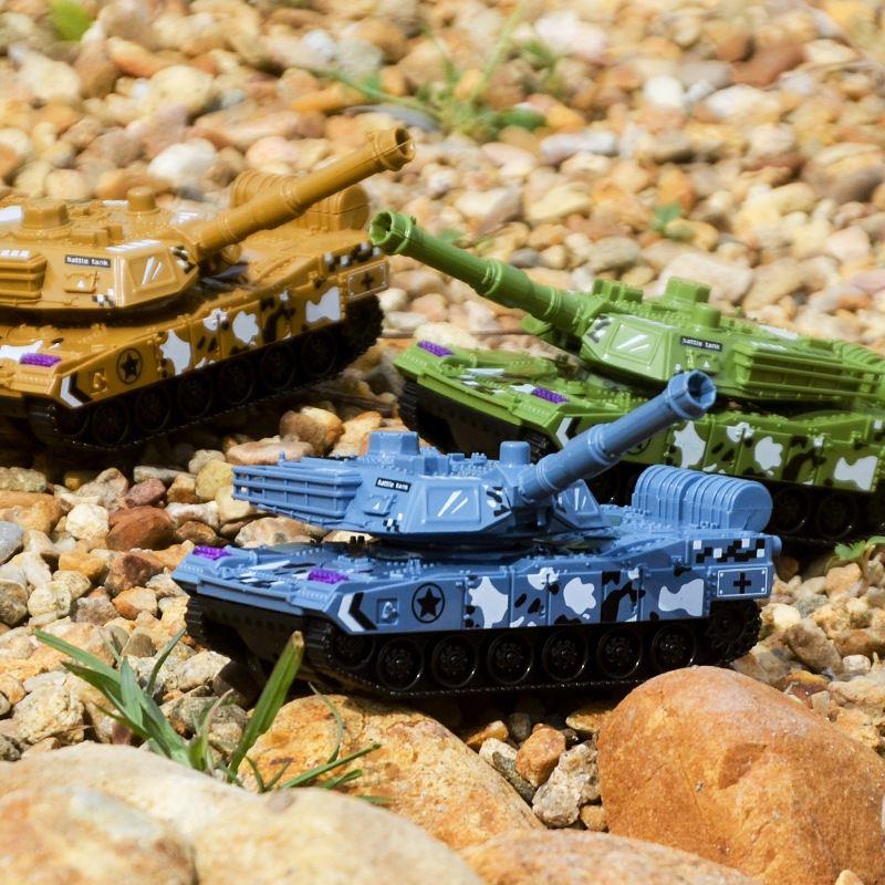 儿童玩具军事坦克车模型惯性玩具车男孩仿真战车塑胶越野停车场