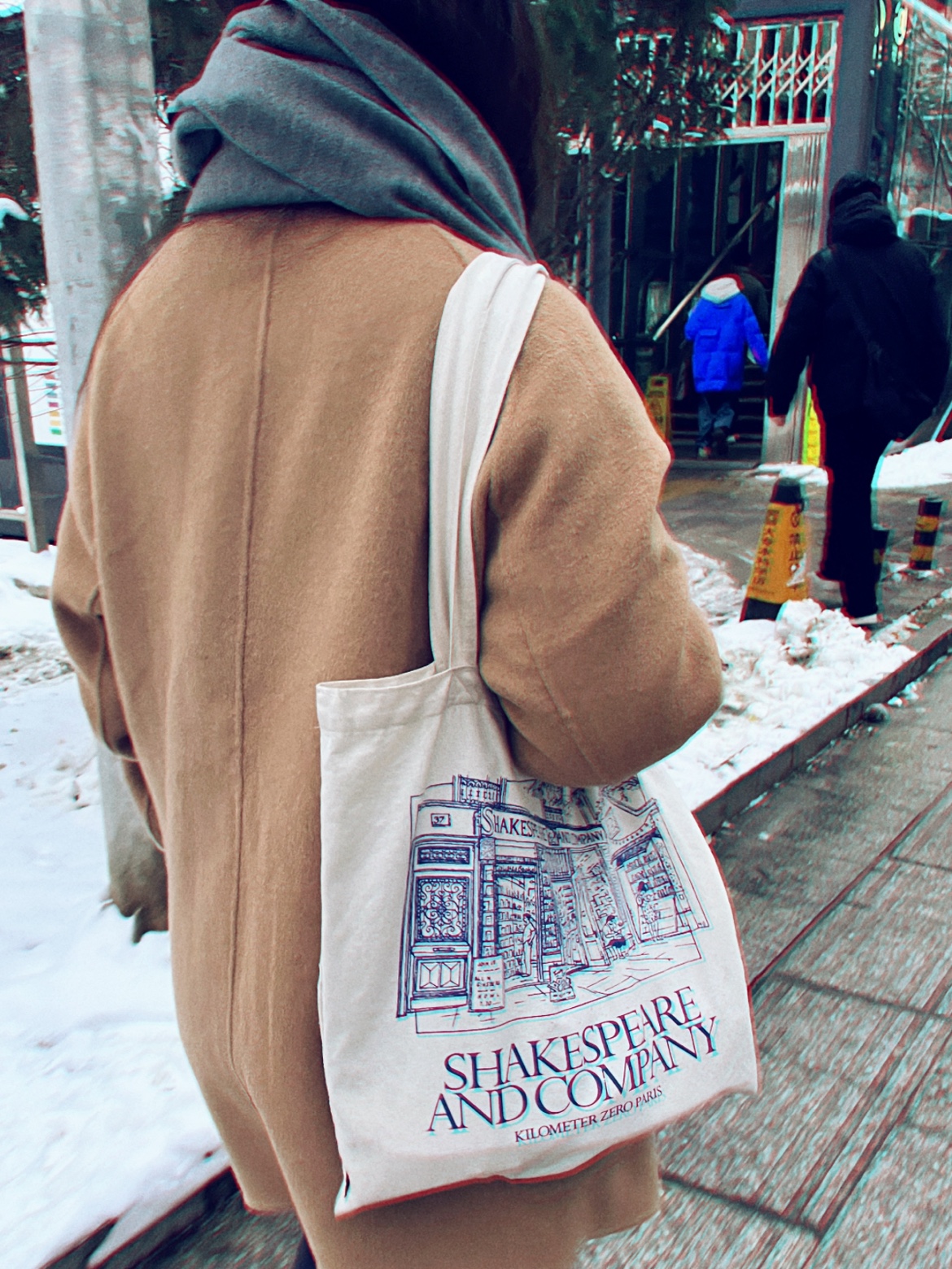 法国巴黎莎士比亚书店周边布袋轻便环保袋棉布手提包单肩包