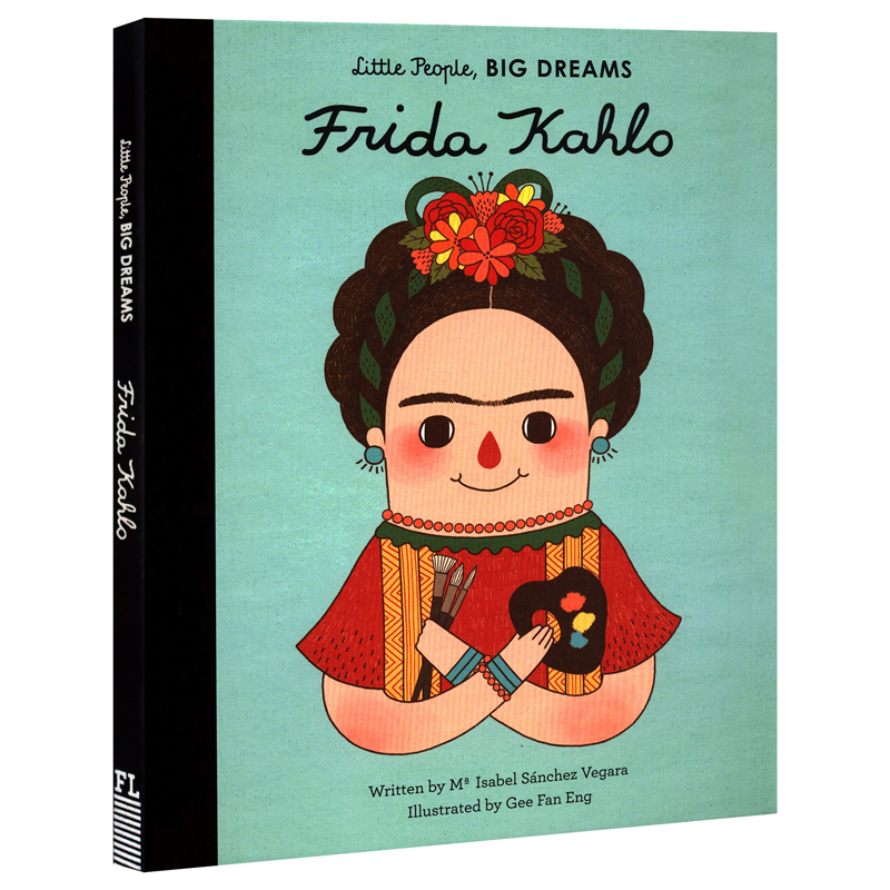 英文原版 Little People, Big Dreams: Frida Kahlo 《小人物，大梦想:弗里达·卡罗》精装绘本 名人传记 全彩色插画版