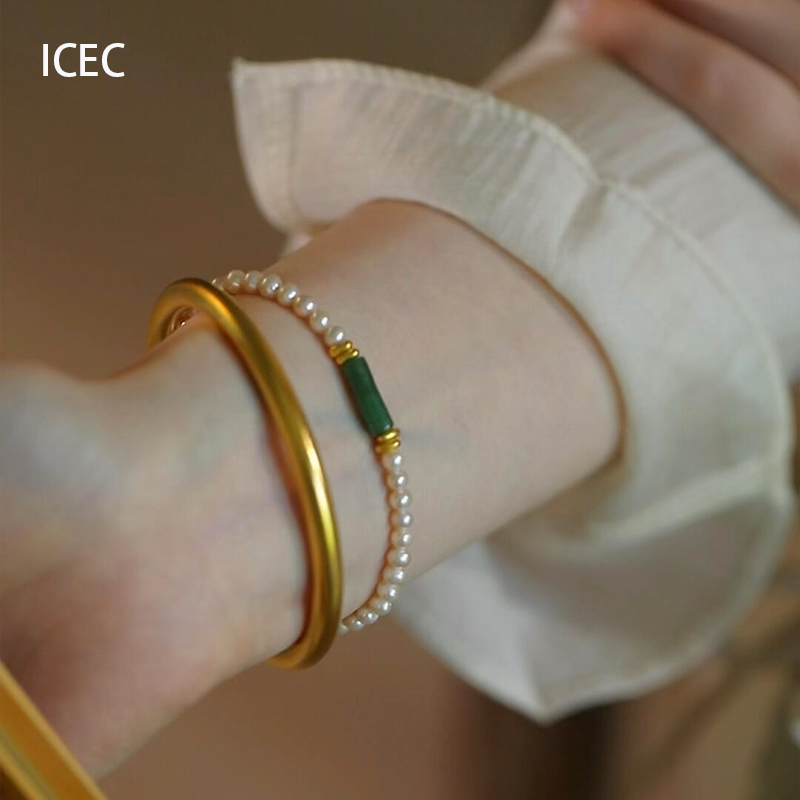 新中式马来玉珍珠手链小众设计清冷感手饰轻奢精致高颜值国风手串
