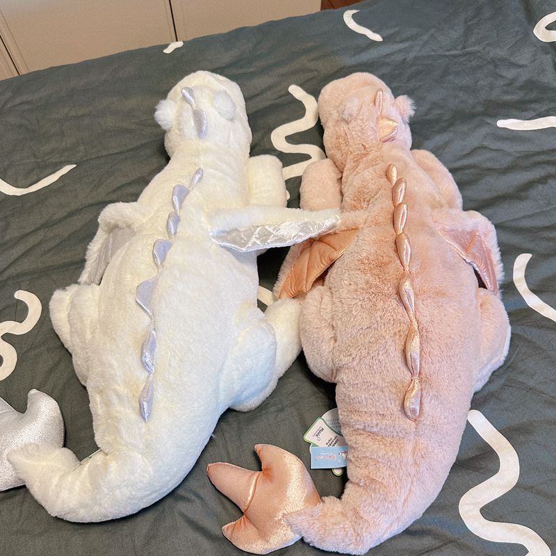 正版小飞龙雪龙毛绒玩具抱着睡觉的恐龙玩偶可爱柔软生日礼物女生