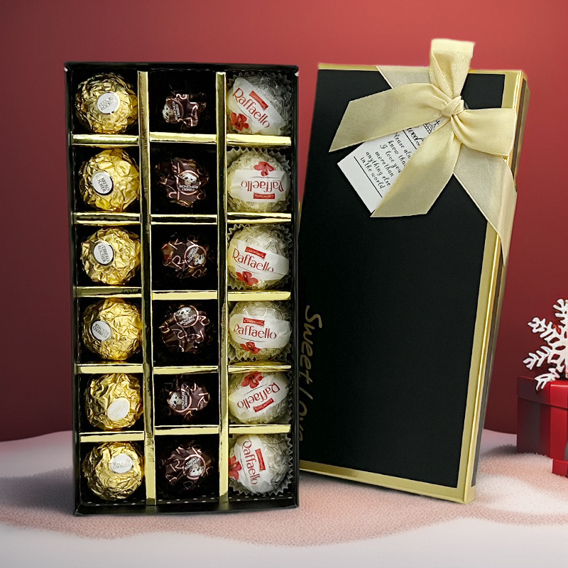 费列罗臻品巧克力18粒糖果礼盒装送女友闺蜜男友生日伴手礼品喜糖