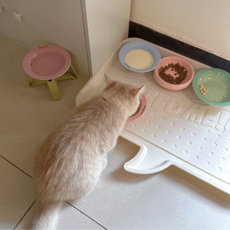 爱丽思宠物餐垫猫咪用吃饭垫子狗狗碗食盘防滑托盘饭盆盘子爱丽丝