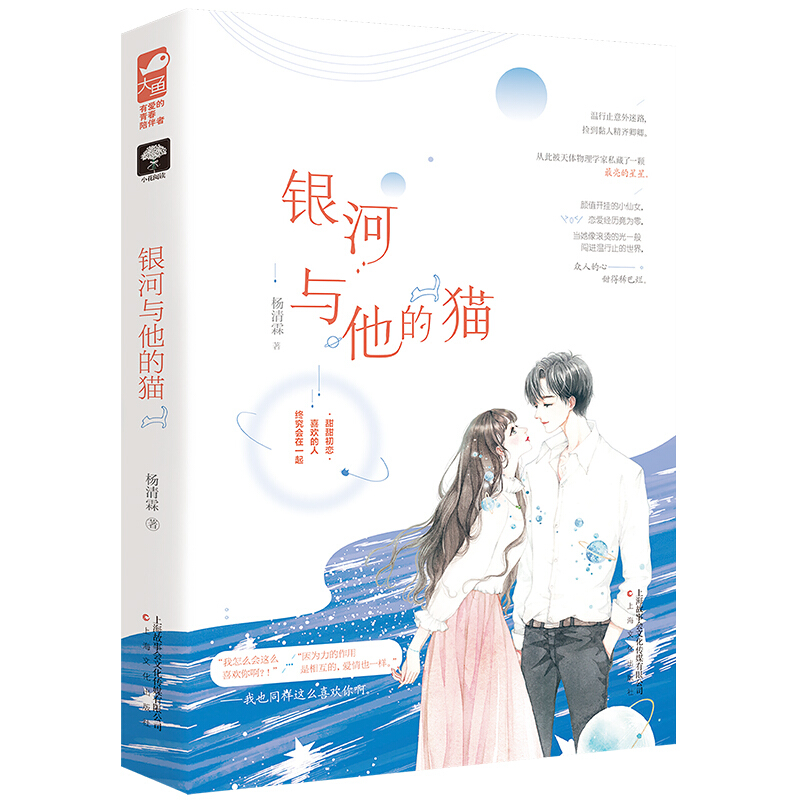 正版 2020新书 银河与他的猫 杨清霖 甜甜初恋喜欢的人终究会在一起 如何维持异地恋 现代文学青春言情甜宠小说 上海文化出版社