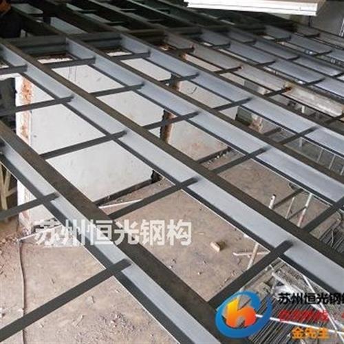 苏州阳光房钢结构加二层阁楼钢结构楼梯夹层