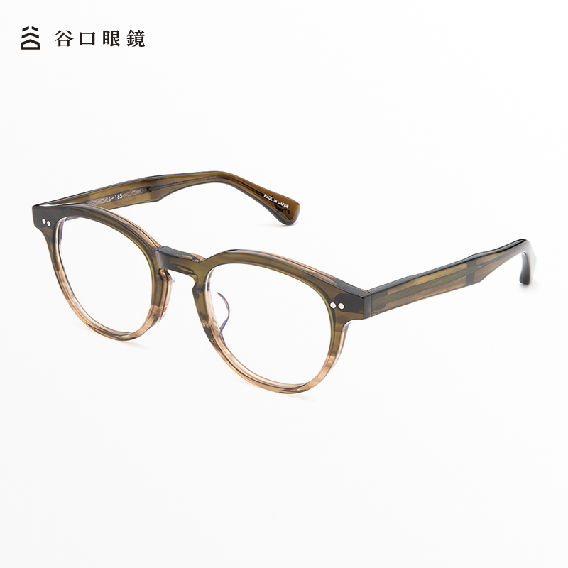 谷口日本手工眼镜框女全框板材复古气质小脸高度数商务眼镜架T185