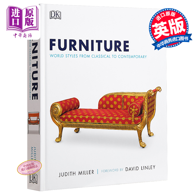 现货 【中商原版】家居 英文原版 DK-Furniture David Liney 居家装饰