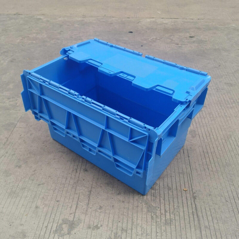 厂家直供河北江西pp塑胶连盖箱 运输周转箱 多规格 有现货