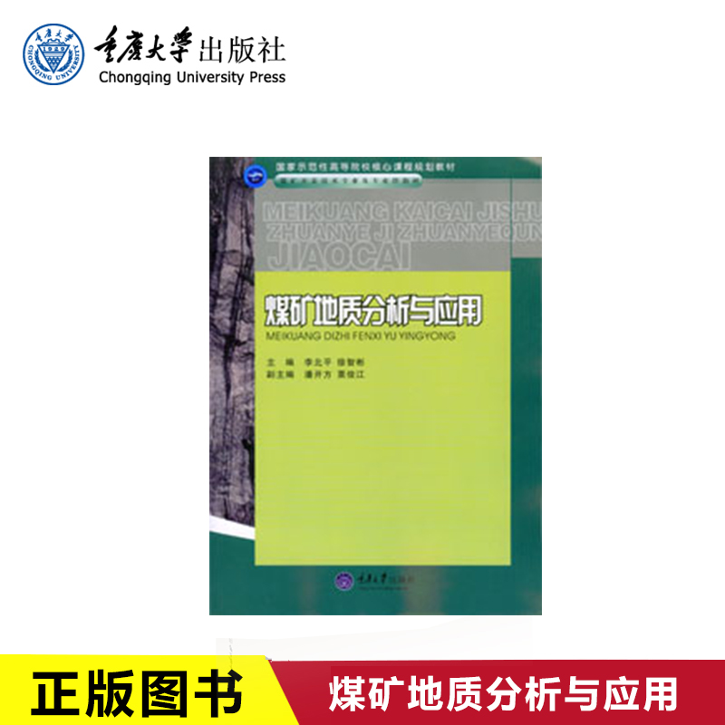 正版现货 煤矿地质分析与应用  重庆大学出版社 9787562450979