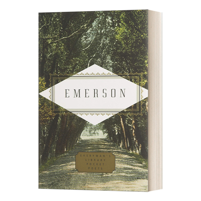Emerson Poems 爱默生诗歌选集 Everyman精装版进口原版英文书籍