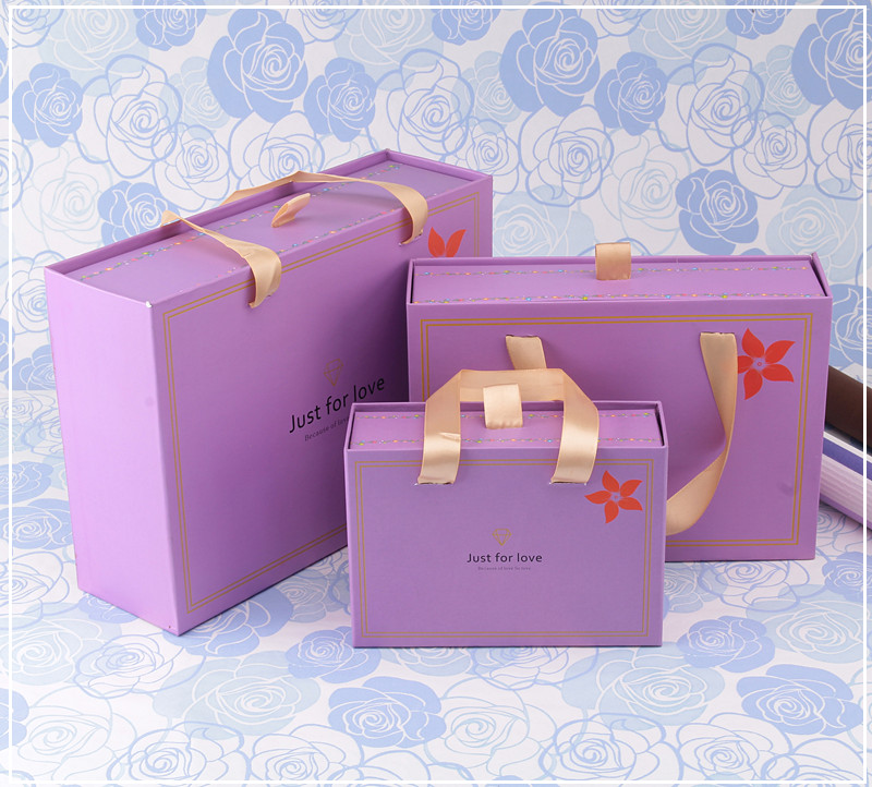 抽拉式礼品盒花茶包装盒礼物盒抽屉式喜糖盒礼品盒长方形提手盒