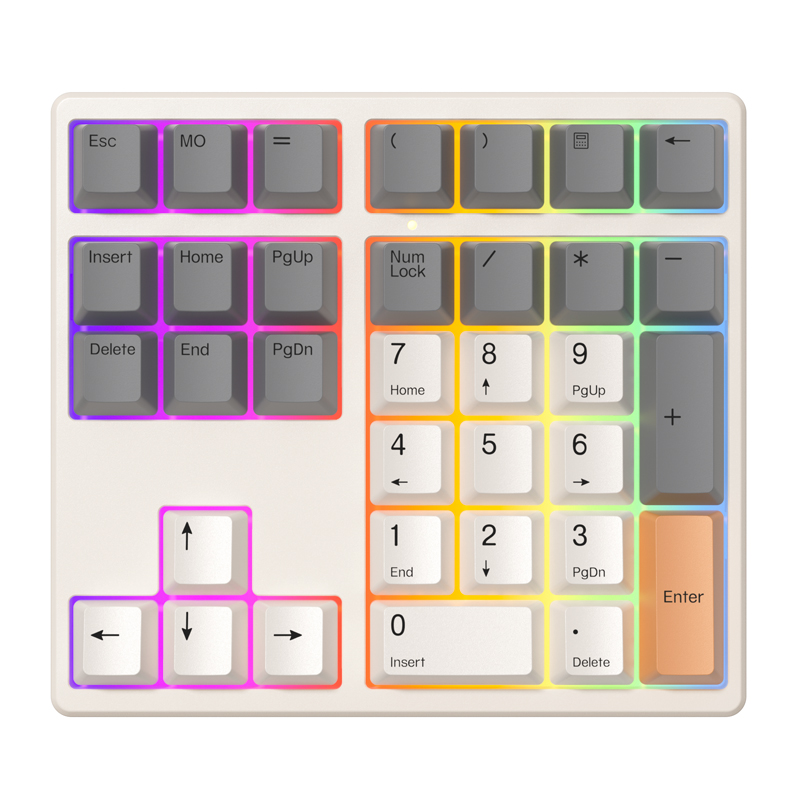 魔蛋34键 自定义按键 可插拔轴 数字小键盘 机械 外接笔记本typec